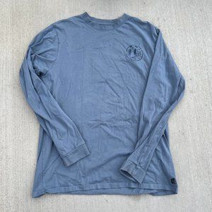 Blue graphic long sleeve Tee shirt